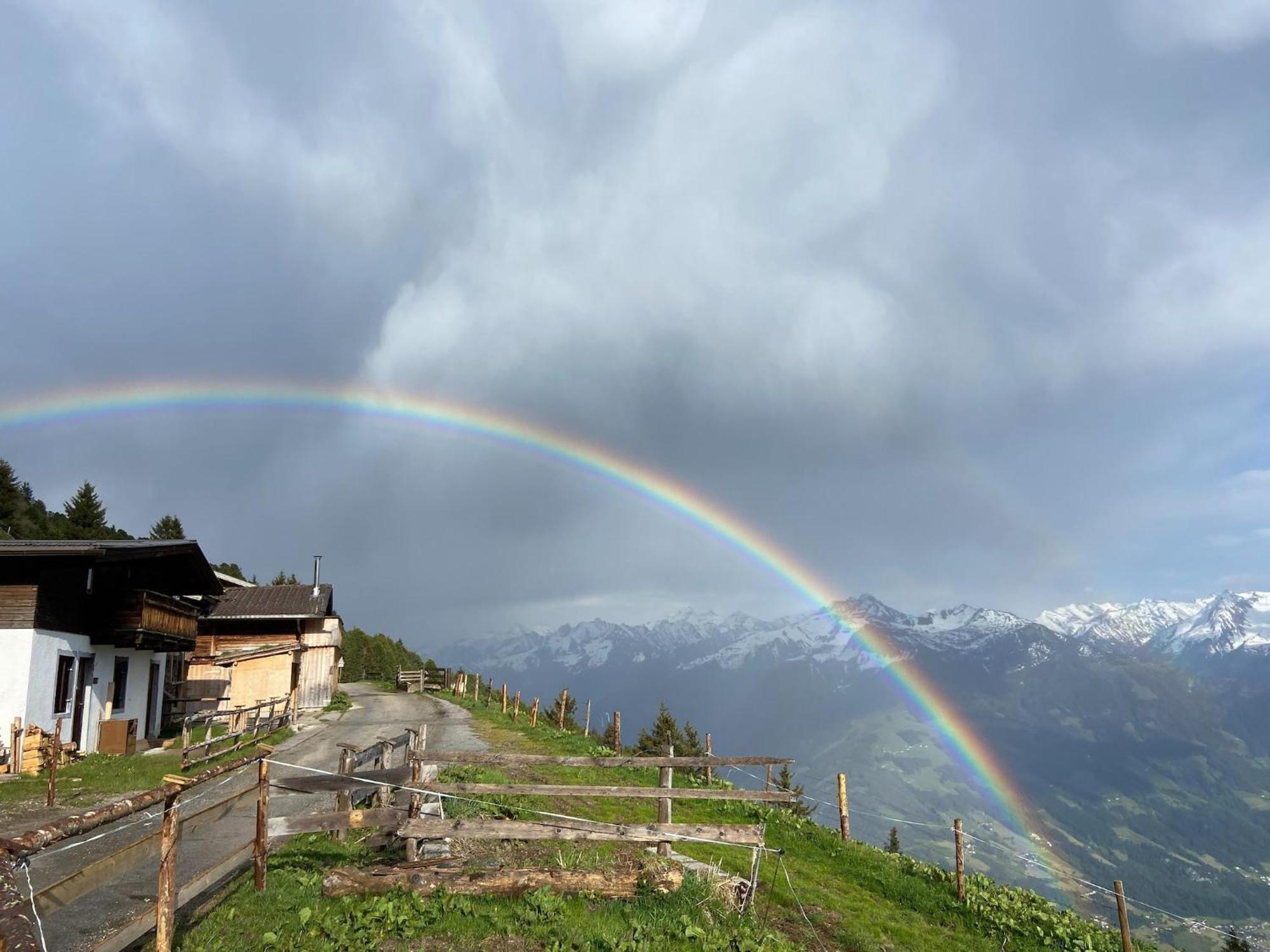 Unique Large Alpine Pasture In The Middle Of The Zillertal Mountains Villa Zellberg Bagian luar foto